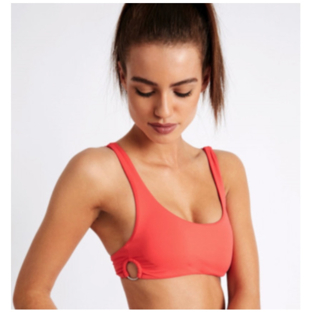 NWT BANANA MOON Palco Ring Bralette Bikini Swim Top